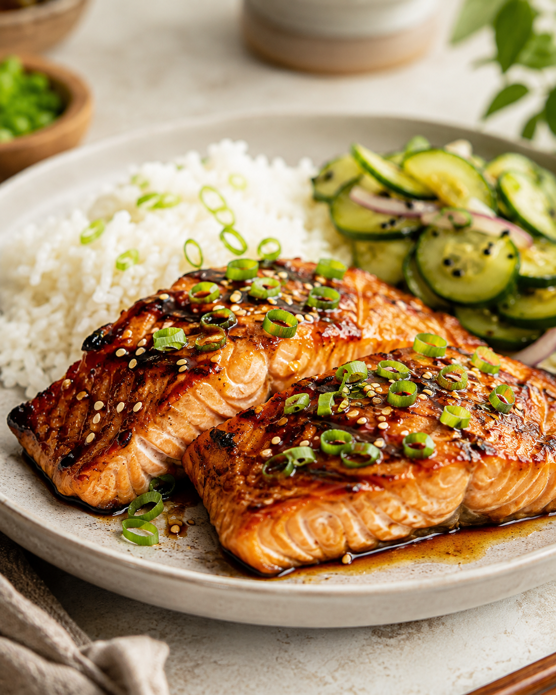 sHmoked Ponzu Salmon